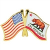 VIEW Florida/American Flag Lapel Pin