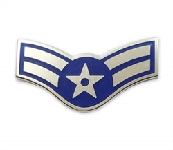 VIEW USAF Airman First Class E3 Rank Pin