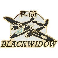 VIEW P61 Black Widow Lapel Pin