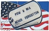VIEW POW-MIA US Postage Stamp Lapel Pin