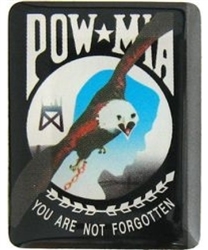 VIEW POW-MIA With Eagle Lapel Pin`