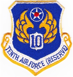 VIEW 10th Air Force Reserve Patch