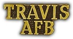 VIEW TRAVIS AFB Lapel Pin