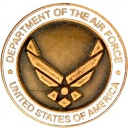 VIEW Dept of USAF Lapel Pin