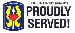 VIEW 199th Infantry Brigade Bumper Sticker