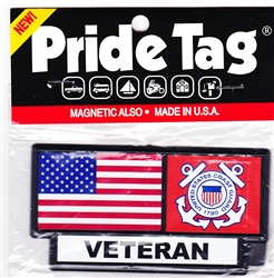 VIEW Coast Guard Veteran Pride Tag