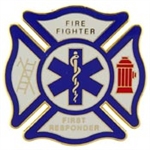 VIEW Firefighter First Responder Lapel Pin