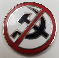 VIEW No Commies Lapel Pin