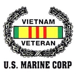 VIEW USMC Vietnam Veteran Window Decal