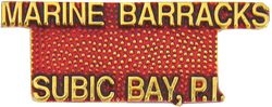 VIEW MARINE BARRACKS SUBIC BAY Lapel Pin