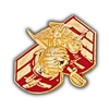 VIEW USMC Rank Lapel Pin