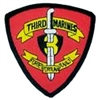 VIEW 3rd Marine Regiment Lapel Pin