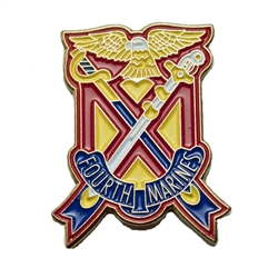 VIEW 4th Marine Regiment Lapel Pin