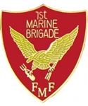 VIEW 1st Marine Brigade, Fleet Marine Force Lapel Pin