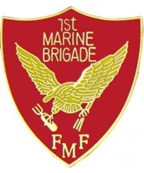 VIEW 1st Marine Brigade, Fleet Marine Force Lapel Pin