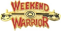 VIEW Weekend Warrior Lapel Pin