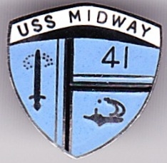VIEW USS Midway Pin
