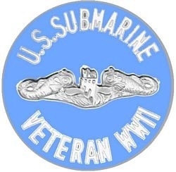 VIEW US Submarine Veteran WWII Lapel Pin