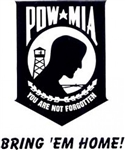 VIEW POW/MIA Window Decal