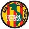 VIEW Vietnam Veteran God Duty Country Patch