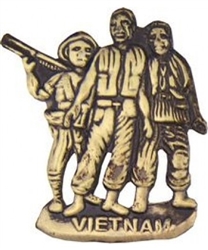 VIEW Vietnam Memorial Statue Lapel Pin