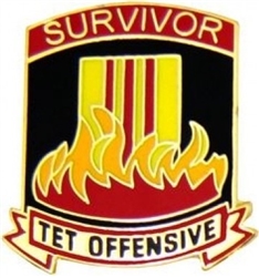 VIEW Survivor Tet Offensive Lapel Pin