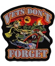 VIEW Vets Don't Forget Back Patch