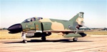 Photo of a McDonnell F4C Phantom fighter.