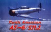 Color photo of a North American AT-6 SNJ Texan Advanced training airplane.