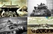 Photos of M-10 tank destroyers in training at Fort hood Texas, an M4 Sherman tank fighting with the 10th Armored Division at the Battle of the Bulge, and an m3 Grant tank in action early in World War 2