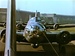 Still color photo of Boeing B-17 bombers in line ready to take off from the classic World War 2 film The Memphis Belle.