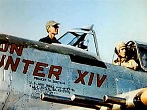 Photo of a P-47 Thunderbolt ready for takeoff.