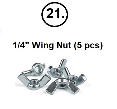 1/4" Wing Nut