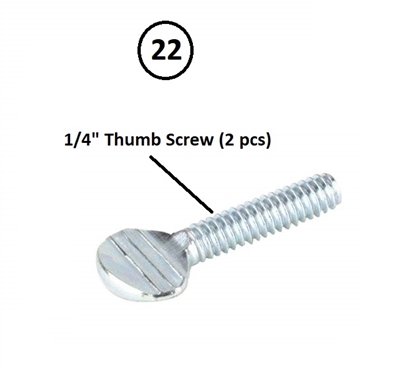 1/4" Thumb Screw