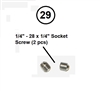 1/4" Socket Screw