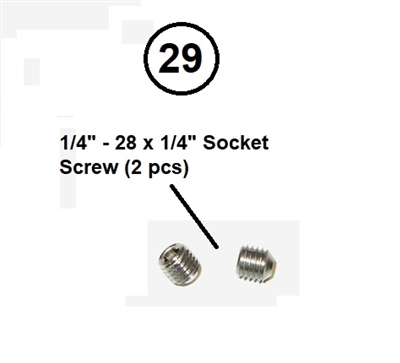 1/4" Socket Screw