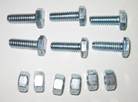 912 Arm Bolts & Lock Nuts (6) 1/4-20 X 3/4