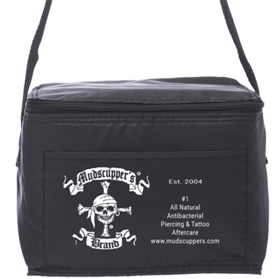 Six-Pack Cooler Bag  Skull Logo Mudscupper's