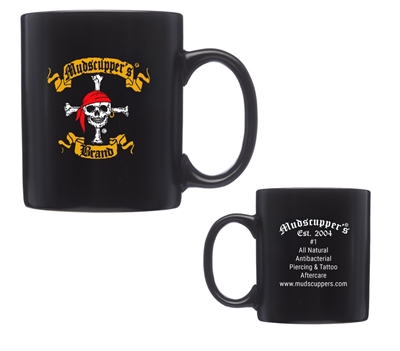 Coffee Mug with Skull Logo Mudscupper's