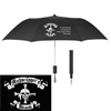 Black Umbrella White Skull Logo Mudscupper's