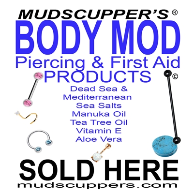 BODY MOD SOLD HERE 5"X5" Window Sticker WS-0010-P