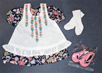 Boneka: Outfit Navy Flower Set