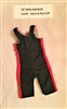 Outfit - 20" Male Black & Red Swimsuit