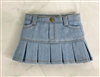 Li'l Dreamer Outfit - Denim Skirt Blue