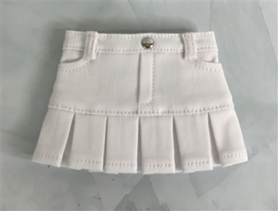 Li'l Dreamer Outfit - Denim Skirt White