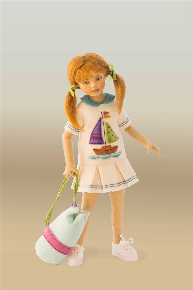 Wonderful Doll Artist OOAK Maggie Iacono Alice in Wonderland Felt