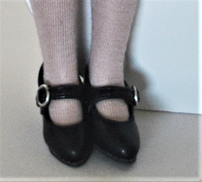 Shoes - Sioux Black Heeled