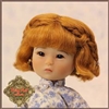 Wig - HD0011B Ten Ping Light Brown Mohair Wig With Braids