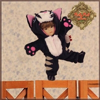Outfit  - Yu Ping Black Cat Costume  HC0044A