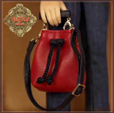 Ruby Red Galleria 12" In Motion Girl - Red Bag With Black Belt HZ0025A